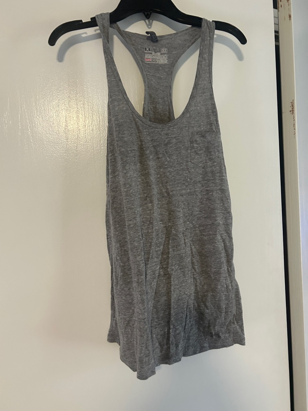 Under Armour Heather Gray Racerback Tank Top